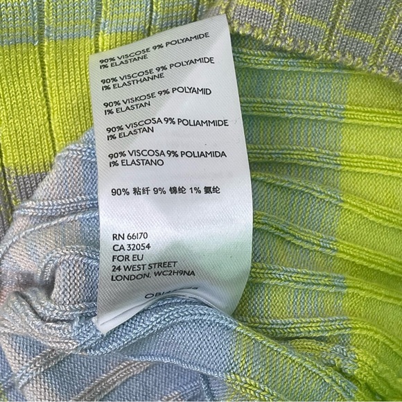 Anthropologie Daily Practice Tuvalu Sleeveless Sweater Dress Stripe Size Large - Picture 7 of 8